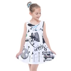 Skater-underground Kids  Summer Dress by PollyParadise