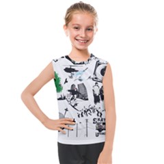 Skater-underground Kids  Mesh Tank Top