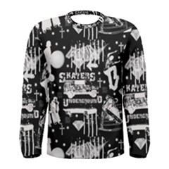 Skater-underground2 Men s Long Sleeve Tee by PollyParadise