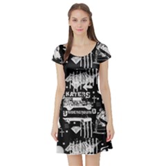 Skater-underground2 Short Sleeve Skater Dress