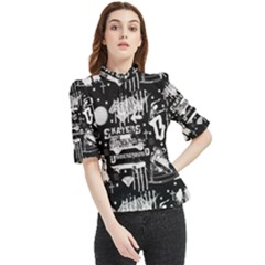 Skater-underground2 Frill Neck Blouse