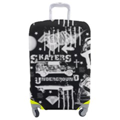 Skater-underground2 Luggage Cover (medium) by PollyParadise