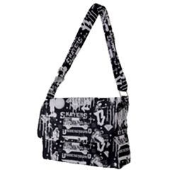 Skater-underground2 Full Print Messenger Bag (l) by PollyParadise