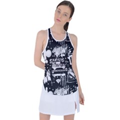 Skater-underground2 Racer Back Mesh Tank Top