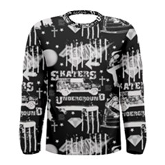 Skater-underground2 Men s Long Sleeve Tee by PollyParadise