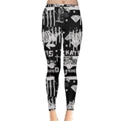 Skater-underground2 Inside Out Leggings by PollyParadise