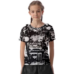 Skater-underground2 Kids  Frill Chiffon Blouse