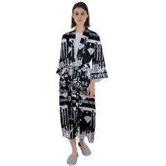 Skater-underground2 Maxi Satin Kimono