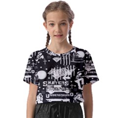 Skater-underground2 Kids  Basic Tee by PollyParadise