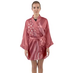 Terracota  Long Sleeve Satin Kimono by Sobalvarro