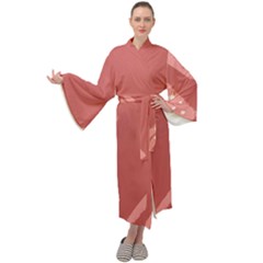 Terracota  Maxi Velour Kimono by Sobalvarro