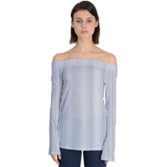 Zappwaits - Fine Off Shoulder Long Sleeve Top by zappwaits