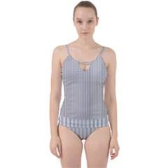 Zappwaits - Fine Cut Out Top Tankini Set by zappwaits