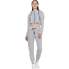 Zappwaits - Fine Cropped Zip Up Lounge Set by zappwaits