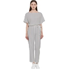 Zappwaits - Fine Batwing Lightweight Jumpsuit by zappwaits