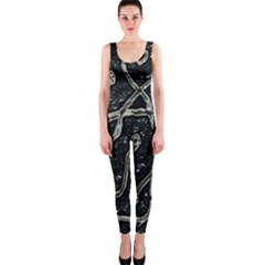 Abstract Surface Artwork One Piece Catsuit by dflcprintsclothing