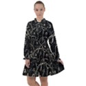 Abstract Surface Artwork All Frills Chiffon Dress View1