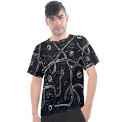 Abstract Surface Artwork Men s Sport Top