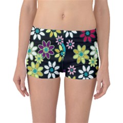 Flowerpower Boyleg Bikini Bottoms