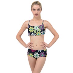 Flowerpower Layered Top Bikini Set