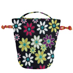 Flowerpower Drawstring Bucket Bag