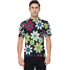 Flowerpower Men s Short Sleeve Rash Guard