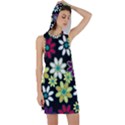 Flowerpower Racer Back Hoodie Dress View1