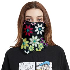 Flowerpower Face Covering Bandana (two Sides)