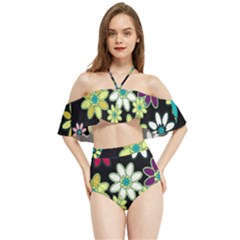 Flowerpower Halter Flowy Bikini Set 