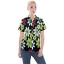 Flowerpower Women s Short Sleeve Pocket Shirt View1