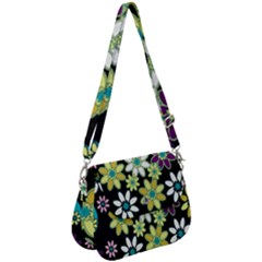 Flowerpower Saddle Handbag by PollyParadise