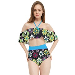 Flowerpower Halter Flowy Bikini Set 