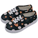 Black peach white  Kids  Classic Low Top Sneakers View2