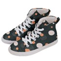 Black peach white  Men s Hi-Top Skate Sneakers View2