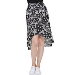 Royalcrown Frill Hi Low Chiffon Skirt