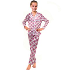 Pinkshabby Kid s Satin Long Sleeve Pajamas Set