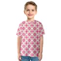 Pink-shabby-chic Kids  Sport Mesh Tee View1