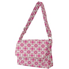 Pink-shabby-chic Full Print Messenger Bag (s) by PollyParadise