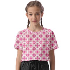 Pink-shabby-chic Kids  Basic Tee