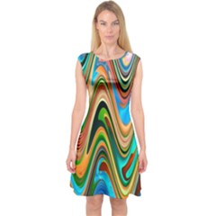 Icecreams Capsleeve Midi Dress