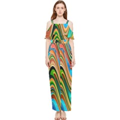 Icecreams Draped Sleeveless Chiffon Jumpsuit