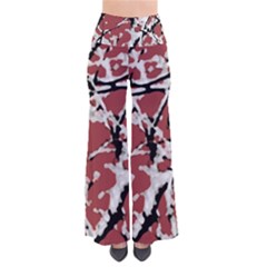 Vibrant Abstract Textured Artwork Print So Vintage Palazzo Pants