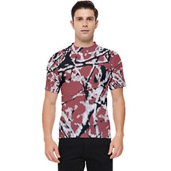 Vibrant Abstract Textured Artwork Print Men s Short Sleeve Rash Guard by dflcprintsclothing