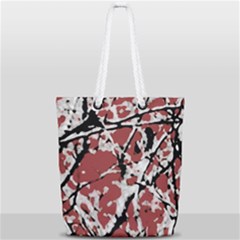 Vibrant Abstract Textured Artwork Print Full Print Rope Handle Tote (small) by dflcprintsclothing