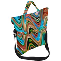 Icecreams2 Fold Over Handle Tote Bag