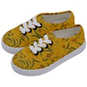 Folk floral pattern. Abstract flowers surface design. Seamless pattern Kids  Classic Low Top Sneakers View2