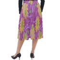 Folk floral pattern. Abstract flowers surface design. Seamless pattern Classic Velour Midi Skirt  View2