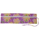 Folk floral pattern. Abstract flowers surface design. Seamless pattern Roll Up Canvas Pencil Holder (L) View2