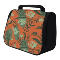 Folk Floral Pattern  Abstract Flowers Surface Design  Seamless Pattern Full Print Travel Pouch (small) by Eskimos