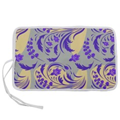 Folk Floral Pattern  Abstract Flowers Surface Design  Seamless Pattern Pen Storage Case (s) by Eskimos